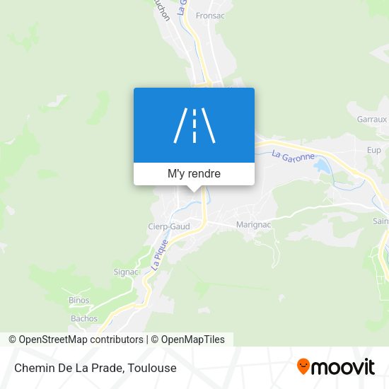 Chemin De La Prade plan