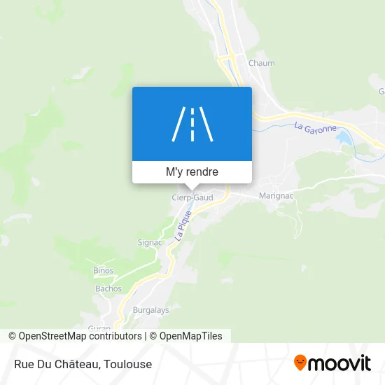 Rue Du Château plan