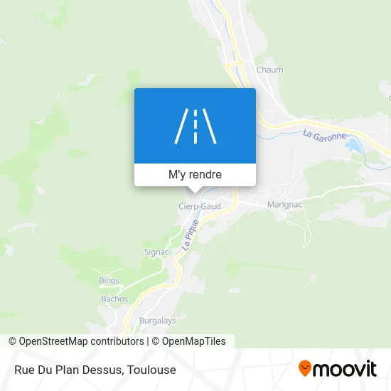 Rue Du Plan Dessus plan