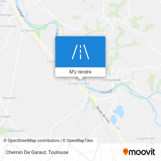 Chemin De Garaut plan