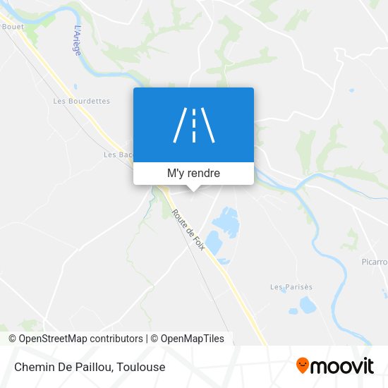 Chemin De Paillou plan