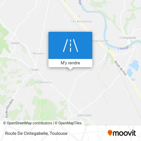 Route De Cintegabelle plan