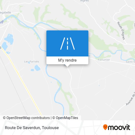 Route De Saverdun plan
