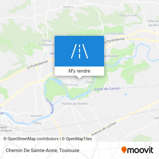 Chemin De Sainte-Anne plan