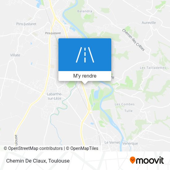 Chemin De Claux plan