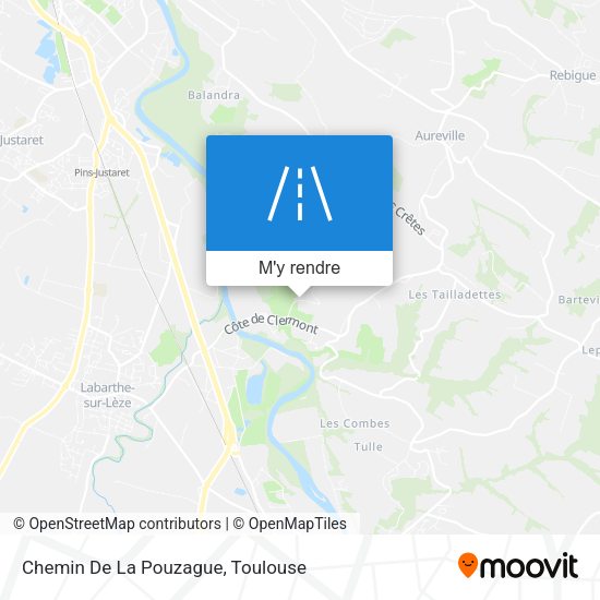 Chemin De La Pouzague plan