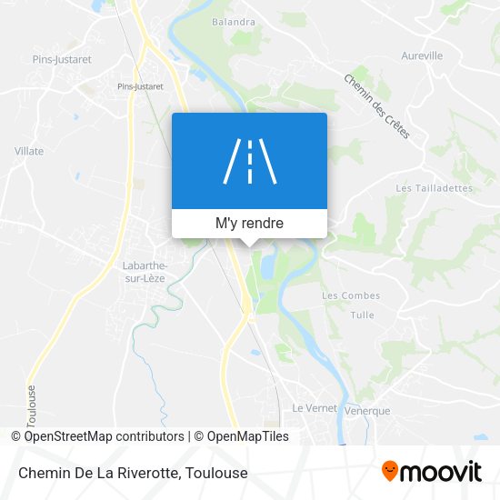 Chemin De La Riverotte plan