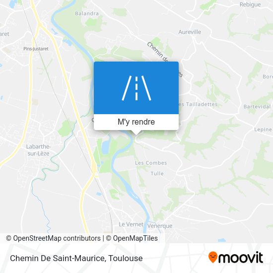 Chemin De Saint-Maurice plan