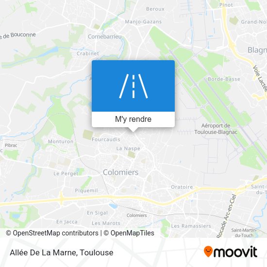 Allée De La Marne plan
