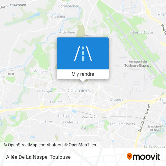 Allée De La Naspe plan