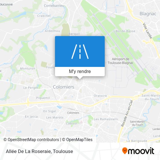 Allée De La Roseraie plan