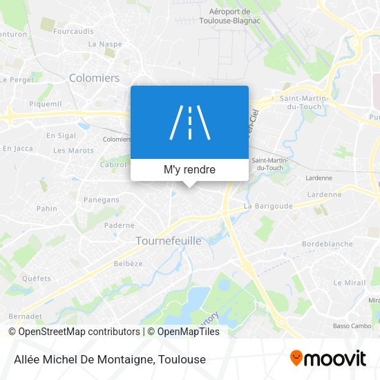 Allée Michel De Montaigne plan