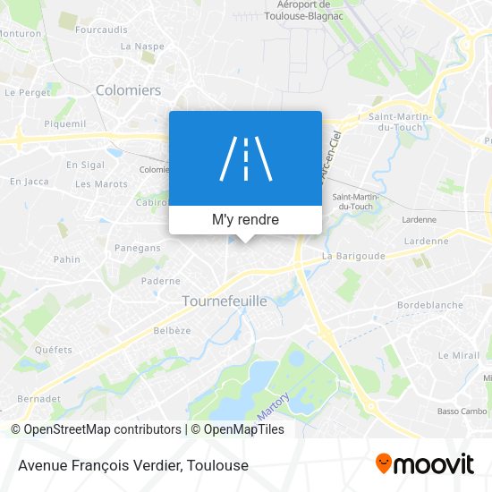 Avenue François Verdier plan