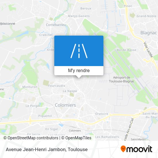 Avenue Jean-Henri Jambon plan
