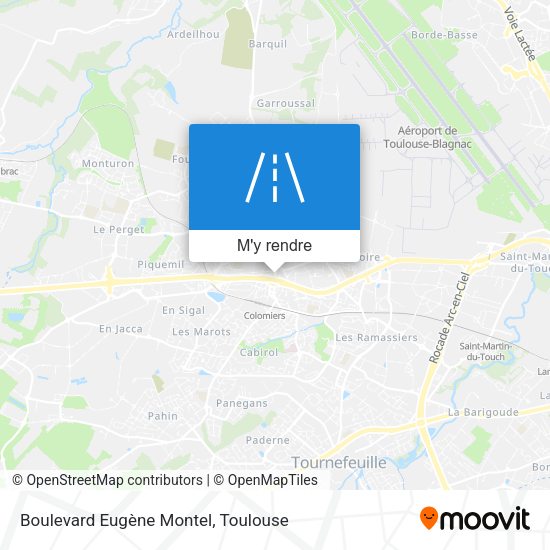 Boulevard Eugène Montel plan