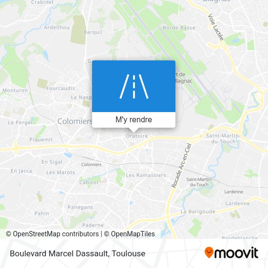 Boulevard Marcel Dassault plan