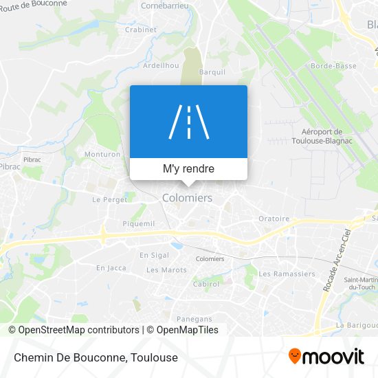Chemin De Bouconne plan
