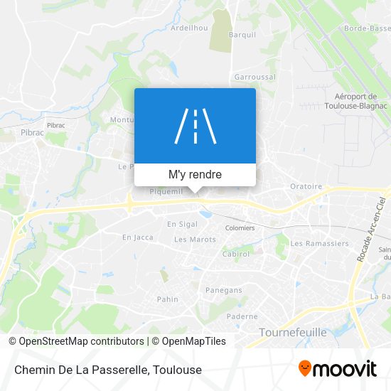 Chemin De La Passerelle plan