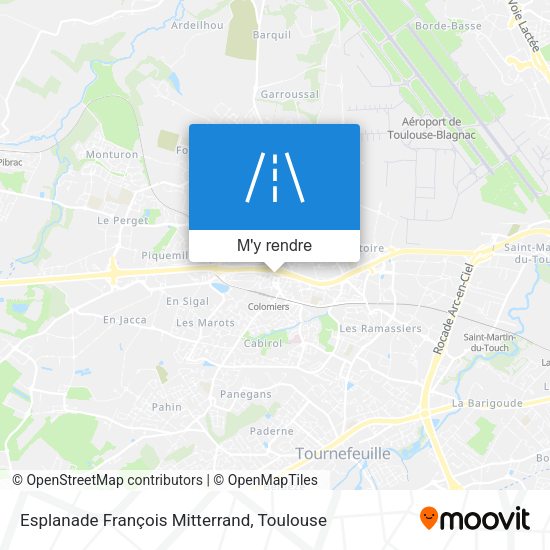 Esplanade François Mitterrand plan