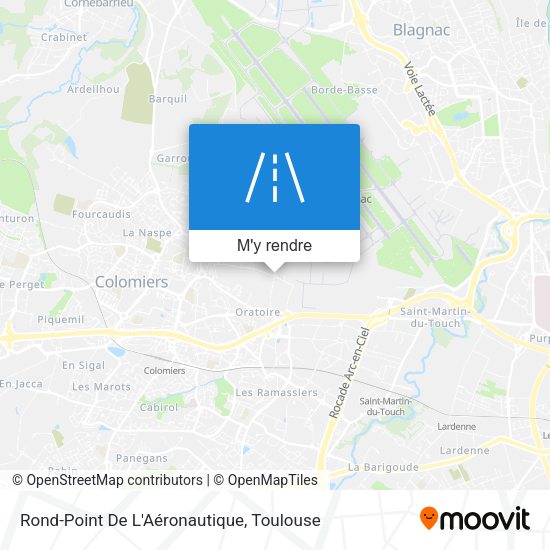Rond-Point De L'Aéronautique plan