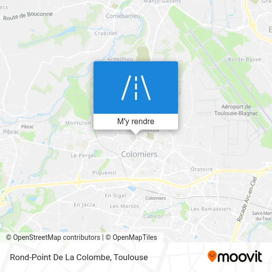 Rond-Point De La Colombe plan