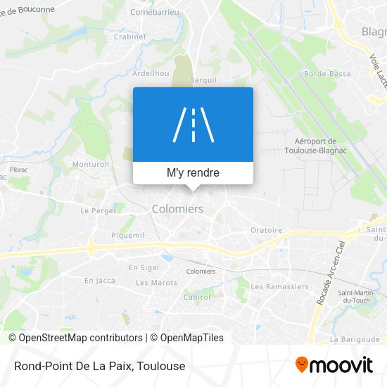 Rond-Point De La Paix plan