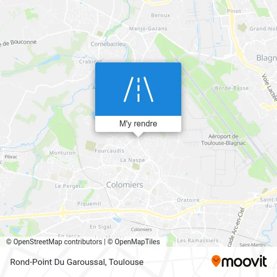 Rond-Point Du Garoussal plan
