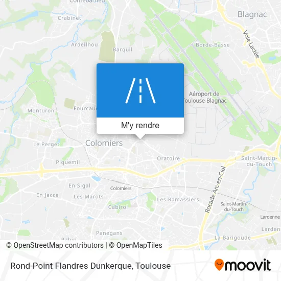 Rond-Point Flandres Dunkerque plan