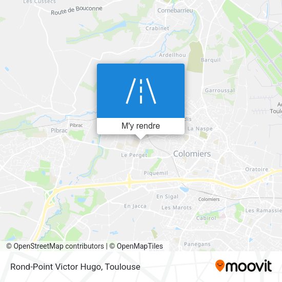 Rond-Point Victor Hugo plan