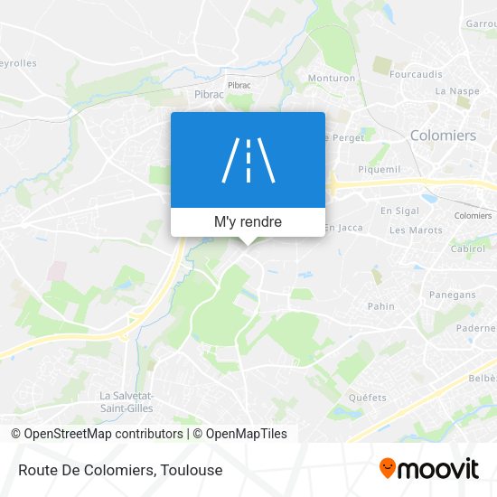 Route De Colomiers plan