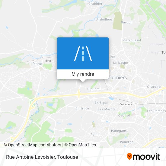Rue Antoine Lavoisier plan