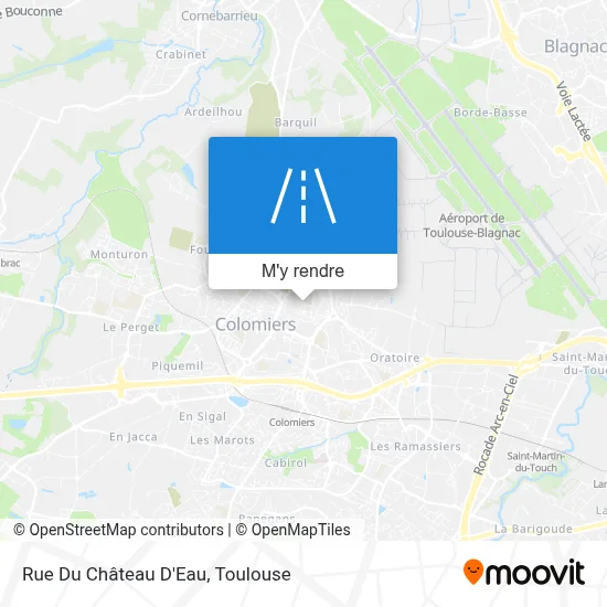 Rue Du Château D'Eau plan