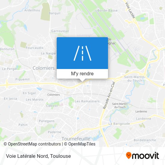 Voie Latérale Nord plan