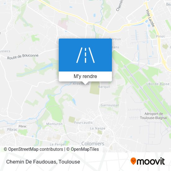Chemin De Faudouas plan