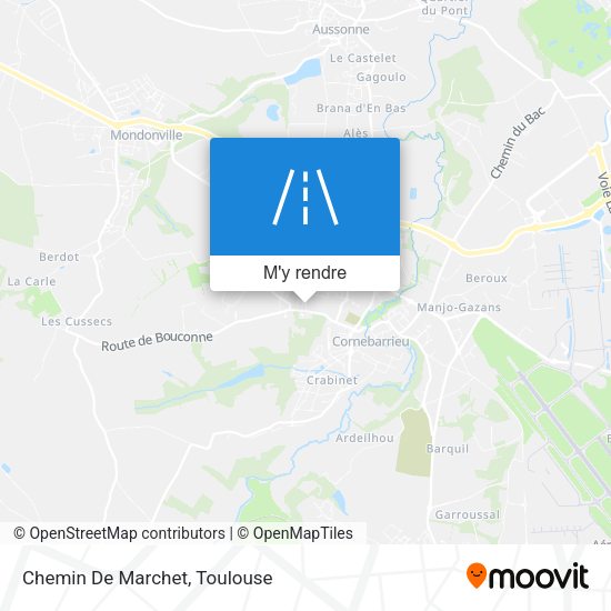 Chemin De Marchet plan