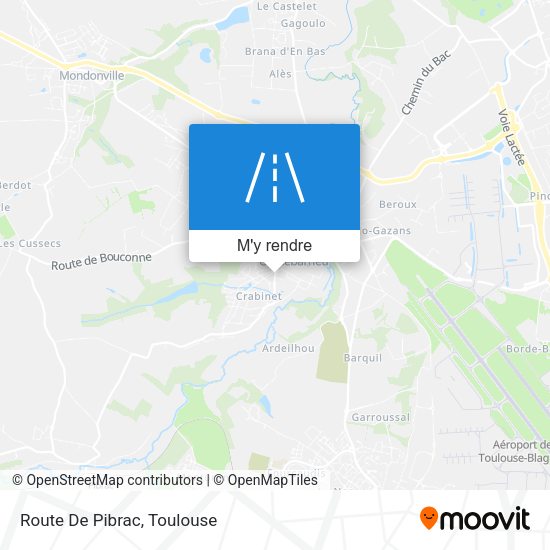 Route De Pibrac plan