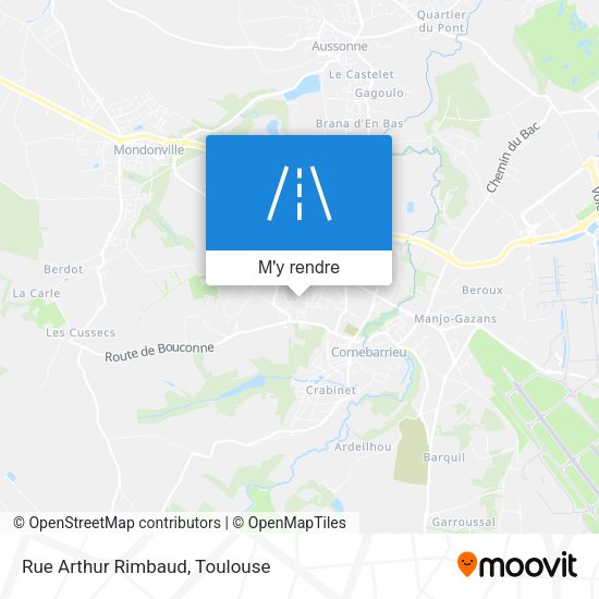 Rue Arthur Rimbaud plan