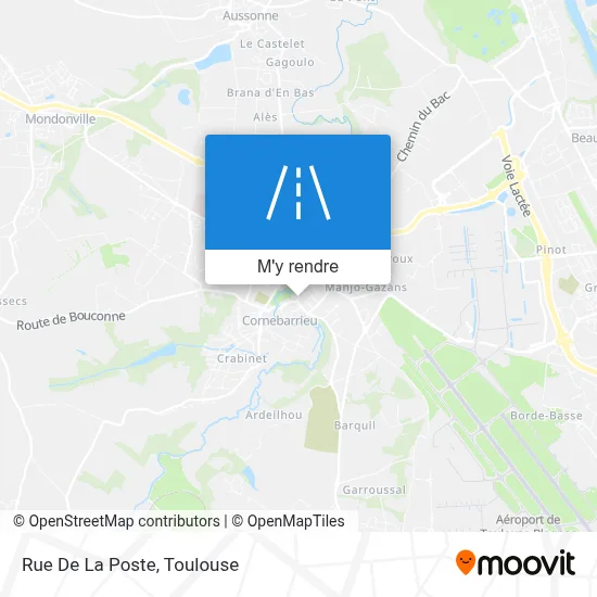 Rue De La Poste plan