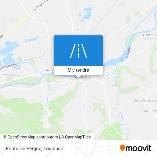 Route De Plagne plan