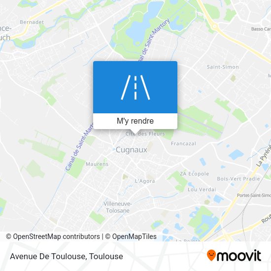 Avenue De Toulouse plan