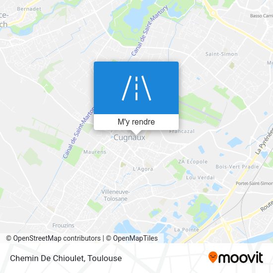 Chemin De Chioulet plan