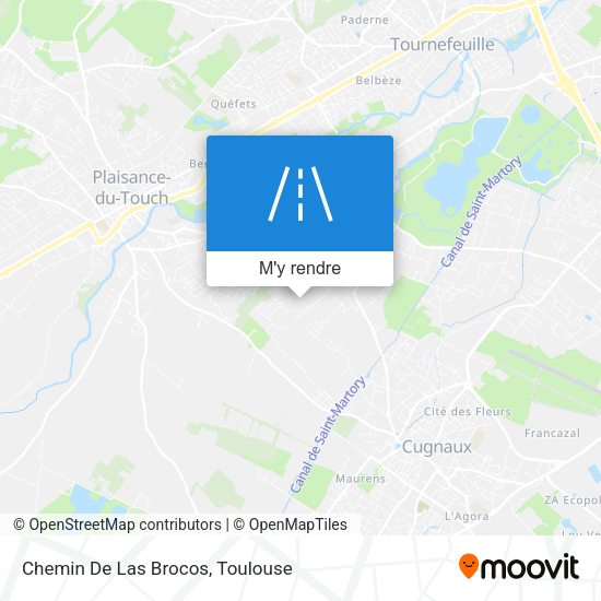 Chemin De Las Brocos plan