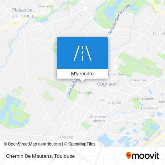 Chemin De Maurens plan