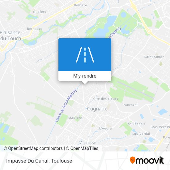 Impasse Du Canal plan