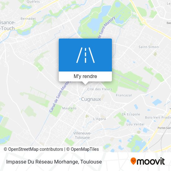 Impasse Du Réseau Morhange plan