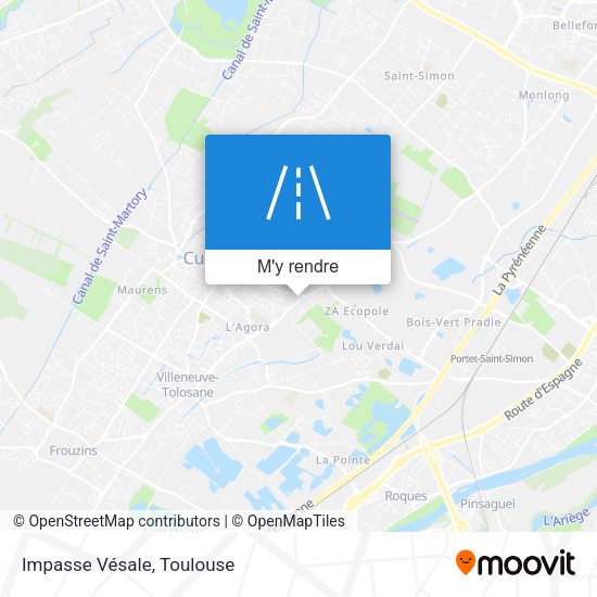 Impasse Vésale plan