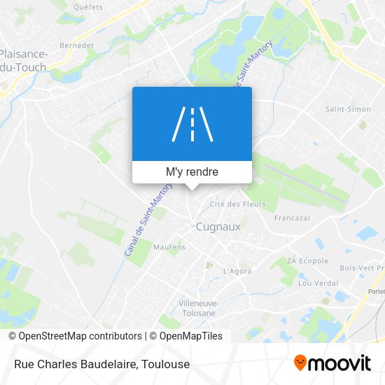 Rue Charles Baudelaire plan