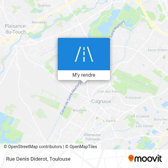 Rue Denis Diderot plan