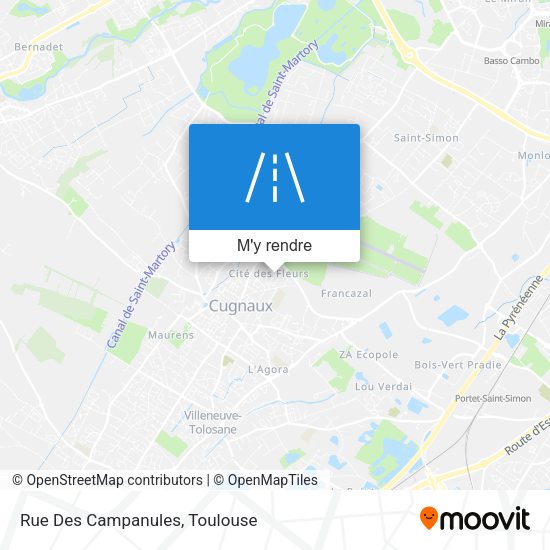 Rue Des Campanules plan