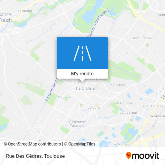 Rue Des Cèdres plan